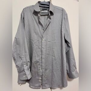 Gray Micheal Kors Button-Up dress Shirt. Size XL/17 in great condition.